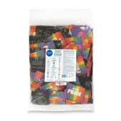 exs pride regular 54 mm - 144 sztuki, zestaw kolorowych prezerwatyw