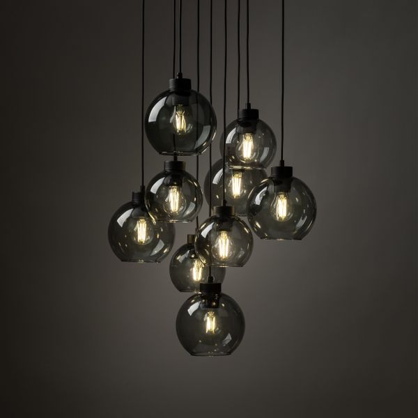 CUBUS GRAPHITE LAMPA WISZĄCA 9 KOŁO zdjęcie 2