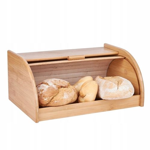 CHLEBAK BAMBUSOWY POJEMNIK na CHLEB Pieczywo Tadar 27 x 40 x 18 cm na Arena.pl