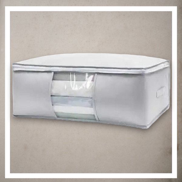 Pokrowiec Na Pościel Pod Łóżko Pojemnik Na Ubrania Torba Miękki Szary S zdjęcie 9