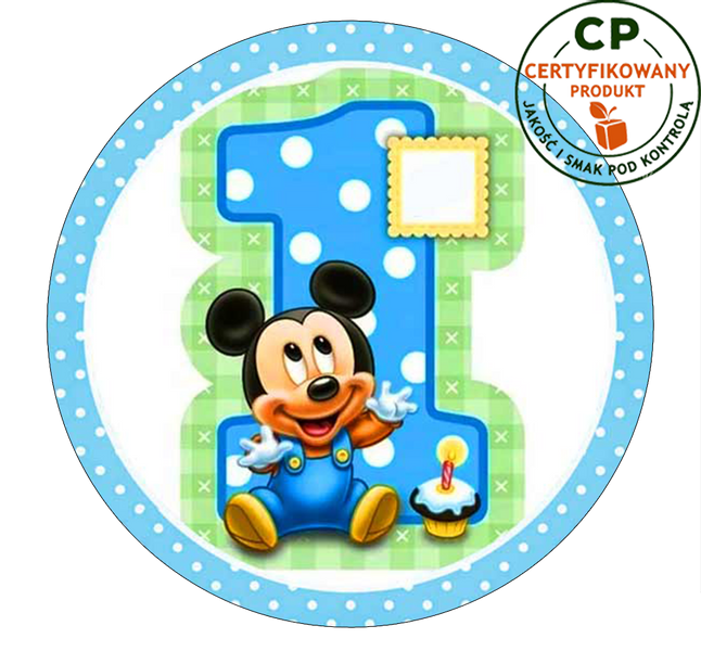 Opłatek na tort - na Roczek zdjęcie 1