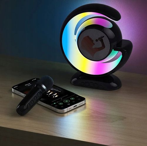 GŁOŚNIK KARAOKE BEZPRZEWODOWY MOCNY BLUETOOTH + 2 MIKROFONY NA PREZENT na Arena.pl