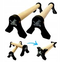 Paraletki drewniane do Kalisteniki Street Workout 30cm Składane