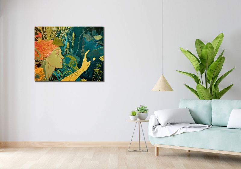 Obraz 90x70cm Wezwanie do Flory zdjęcie 2