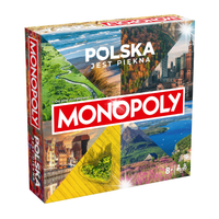 GRA PLANSZOWA MONOPOLY POLSKA JEST PIĘKNA LIMITOWANA EDYCJA RODZINNA GRA