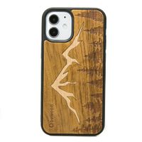 drewniane etui na iphone 12 mini góry imbuia
