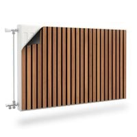 MASKOWNICA Magnetyczna Grzejnika LAMELE 3D Imitacja Drewna 110cm x 60cm