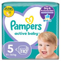 Pampers Active Baby pieluszki rozmiar 5, 110 szt, 11kg-16kg