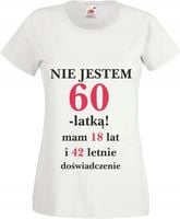 Koszulka PREZENT na URODZINY 60-te 30 40 50 60 70