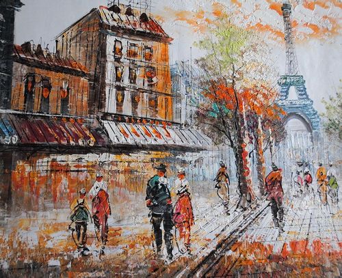 Uliczka, Paryż (60x90cm) na Arena.pl