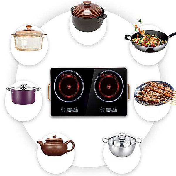 KUCHENKA PŁYTA GRZEWCZA PODWÓJNA DWUPALNIKOWA PRZENOŚNA 4000W ELEKTRYCZNA zdjęcie 7