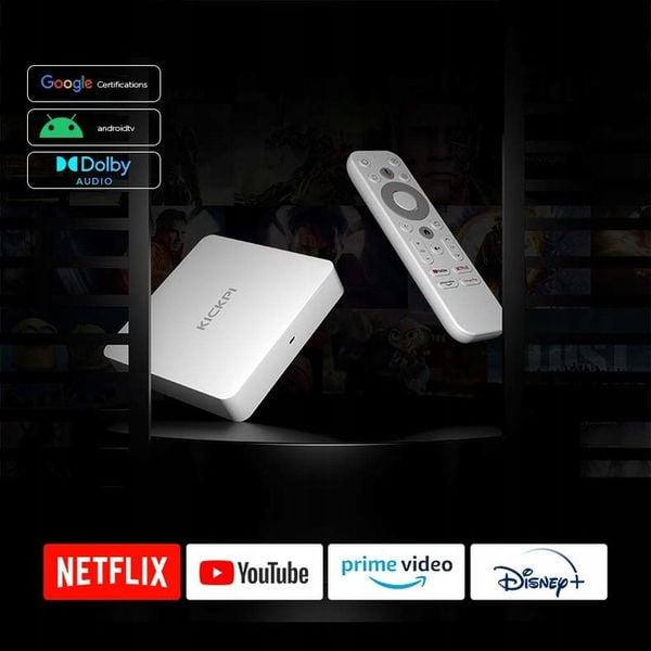 ANDROID SMART TV BOX ODTWARZACZ MULTIMEDIALNY 4K 2/32GB AndroidTV 12 zdjęcie 6