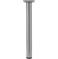 NOGA MEBLOWA MOCNA 30CM OKRĄGŁA SZARA BLATU STOŁU MEBLI