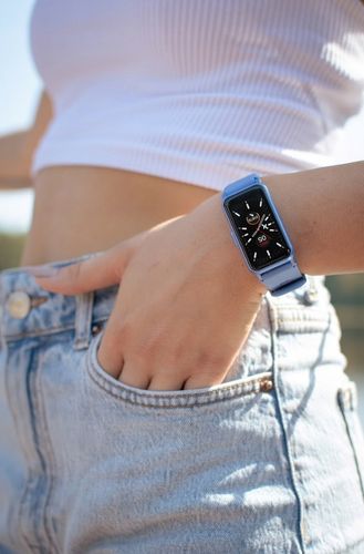 Smartwatch Maxcom FW53 Nitro GPS 1.45” HD 160 mAh Bluetooth Niebieski na Arena.pl