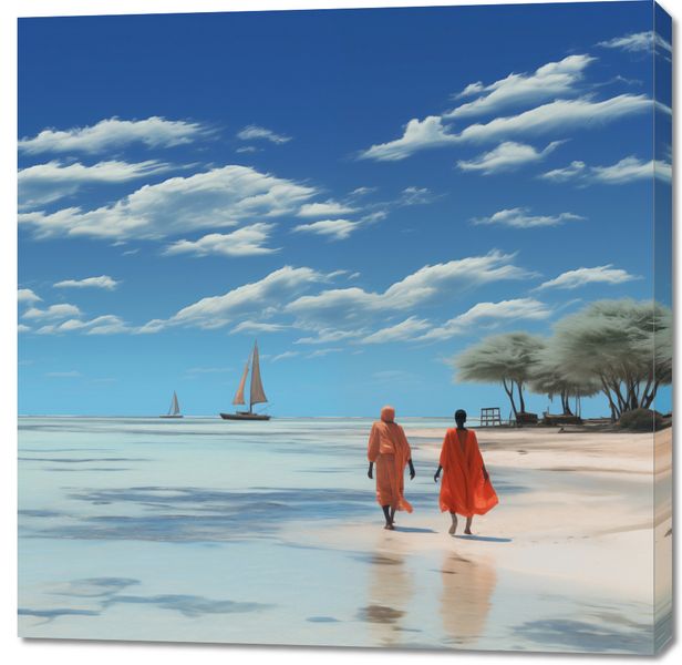 Obraz 100x100cm Spokój w Piaskach zdjęcie 1