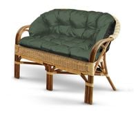 poduszka ogrodowa 190x40 cm na kanapę ławkę wodoodporna zielona