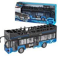 piętrowy autobus dwupoziomowy efekty świetlne dźwiękowe pojazd interaktywny