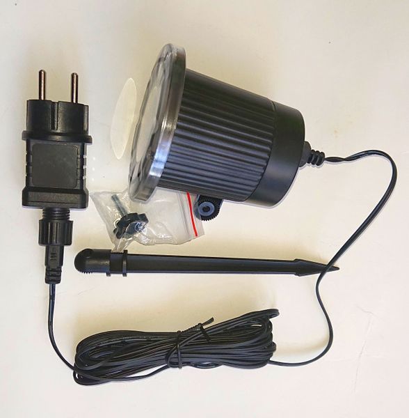 Świąteczny Projektor Zewnętrzny 12 Wzorów Na Choince Lub Ścianie zdjęcie 3