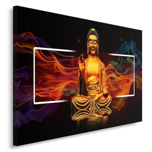 Obraz na płótnie - Canvas, Złoty Budda 2 40x30 na Arena.pl