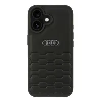Etui Audi Synthetic Leather na iPhone 16 6.1" - czarne