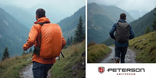 Plecak trekkingowy 40L PETERSON sportowy turystyczny w góry z pokrowcem na Arena.pl