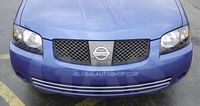 Nissan Sentra - Chromowane Listwy Chrome Grill Atrapy Zderzaka Tuning