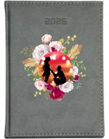 KALENDARZ A4 2026 DZIENNY terminarz z nadrukiem ZE ZDJĘCIEM NA PREZENT