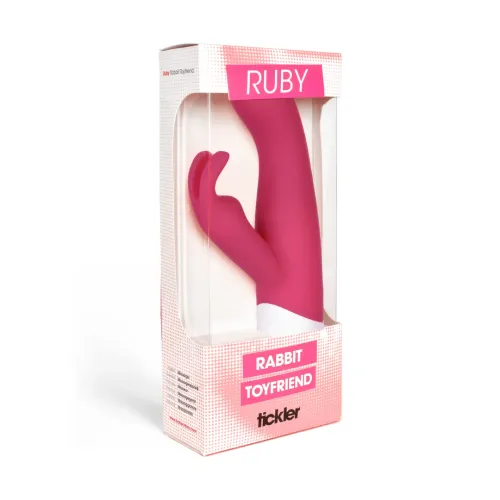 tickler vibes ruby rabbit toyfriend silikonowy model dwusilnikowy 22,5 cm na Arena.pl