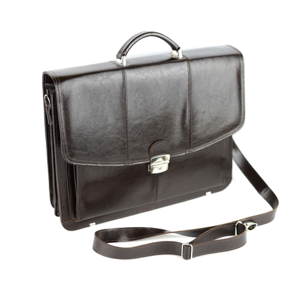 524 Torba męska 2-komorowa - brąz KEMER zdjęcie 1