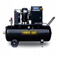 KOMPRESOR ŚRUBOWY 5,5kW 200L SPRĘŻARKA Z FALOWNIKIEM VIBER-AIR INV5.5-200S
