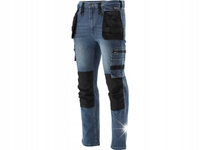 SPODNIE MONTERSKIE ROBOCZE JEANS DARK BLUE ROZ. L