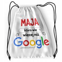 Plecak Dla Mai Sportowy Szkolny Worek Torba Z Nadrukiem Ze Zdjęciem