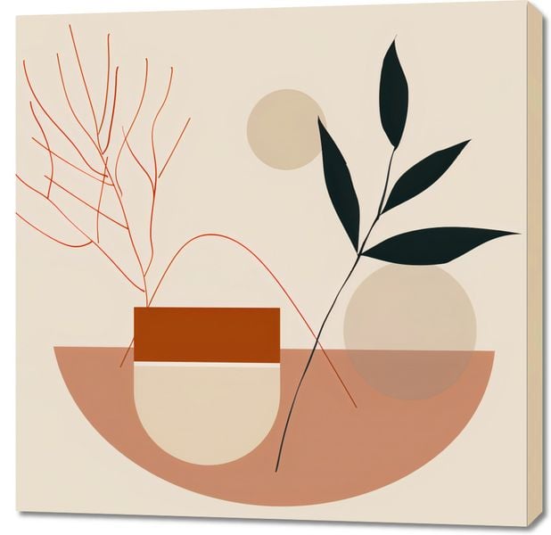 Obraz 90x90cm Botaniczna Przymiarka zdjęcie 1