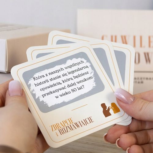 Chwile Rozmowy - Karty zdrapki z pytaniami dla Par, Zdrap Chwile Walentynki na Arena.pl