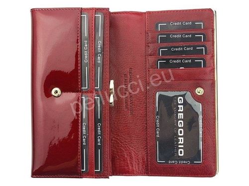 Portfel damski skórzany PELLUCCI ZLL-100 Ciemny brąz na Arena.pl