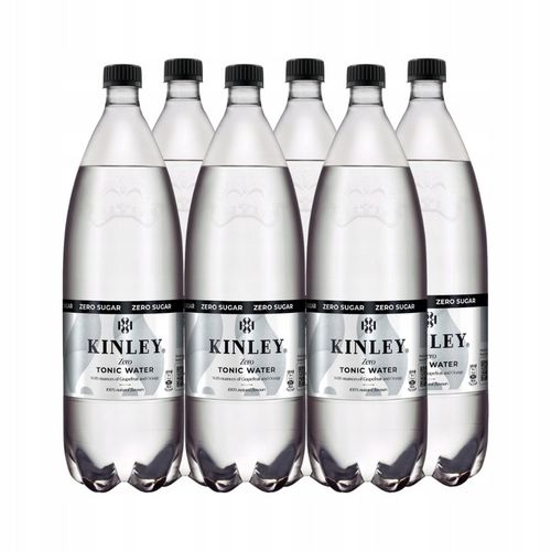 Kinley Tonic Zero 6x 1,5l napój gazowany klasycznyn tonik bez cukru na Arena.pl
