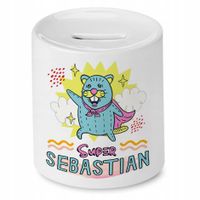 Skarbonka 330 Ml Dla Sebastiana Syna Dziecka Z Nadrukiem Ze Zdjęciem