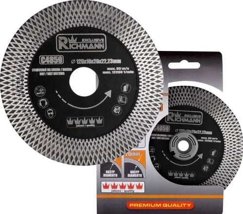 RICHMANN TARCZA DIAM. DO KRAWĘDZI 125x1,9MM C4859 na Arena.pl
