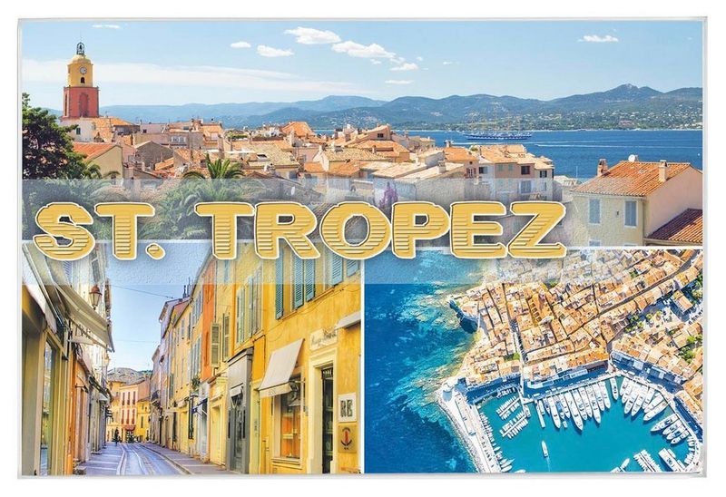 St. Tropez - magnes szklany zdjęcie 1