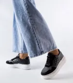 Czarne sneakersy damskie Latoya 38