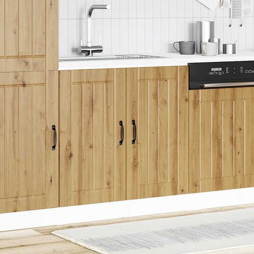 Szafka pod zlewozmywak „Lucca” Dąb rzemieślniczy Drewno klejone na Arena.pl