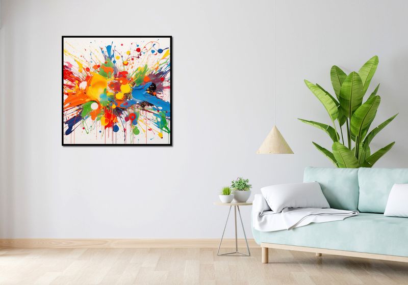 Plakat 90x90cm Eksplozja Kreatywności zdjęcie 4