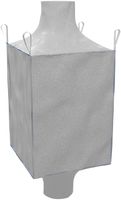 worek big-bag 90*90*90 cm biały, komin wsypowy - wysypowy - mg-300-0020