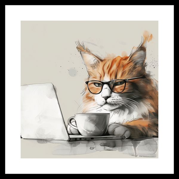 Plakat 40x40cm Nie przed Kawusią zdjęcie 3