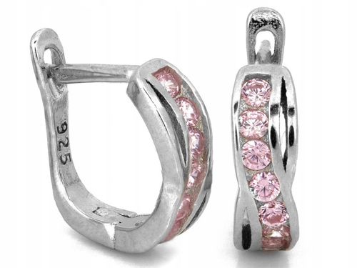 Kolczyki Srebrne 925 Dla Dziewczynki Waga 1.04g Wys. 9.9mm Szer. 3.2mm na Arena.pl