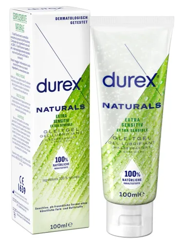 durex naturals lubrykant wodny 100ml - formuła naturalna i łagodna na Arena.pl