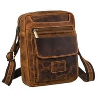 mała listonoszka męska w brązowym kolorze wykonana ze