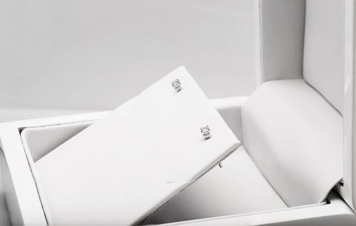 Złote kolczyki KZD5010M - Diament na Arena.pl