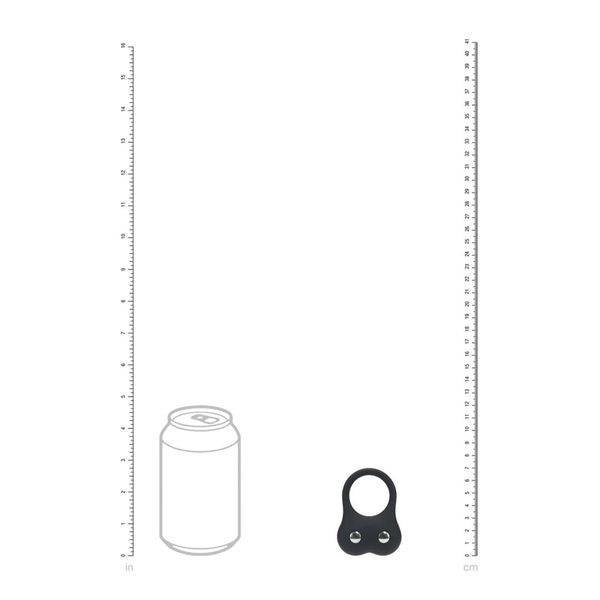 Silicone Training Cockring - M - Black zdjęcie 5