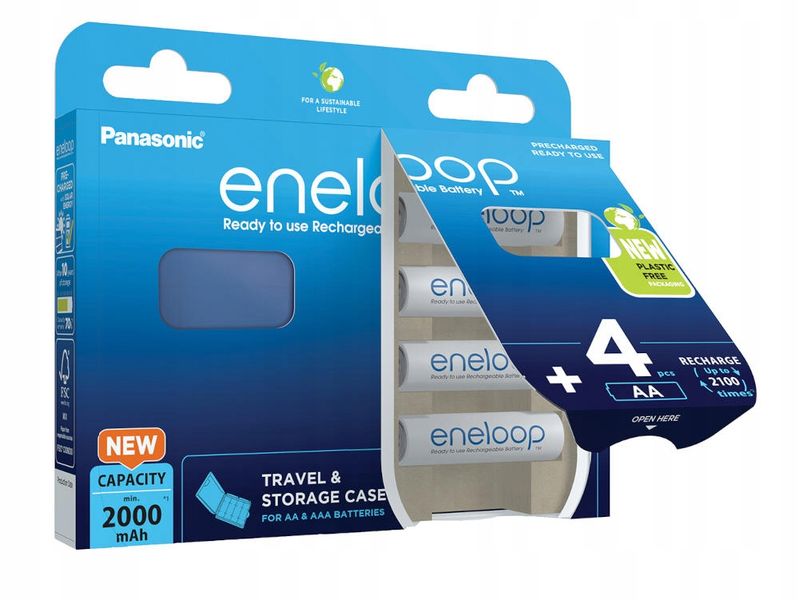 AKUMULATOR ENELOOP AA 2000 mAh 4 SZT. ! zdjęcie 11